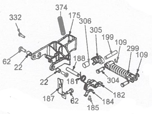 Signode Plastic Strapping Tool Parts BXT4-13, BXT4-16, BXT4-19 Exploded View 4