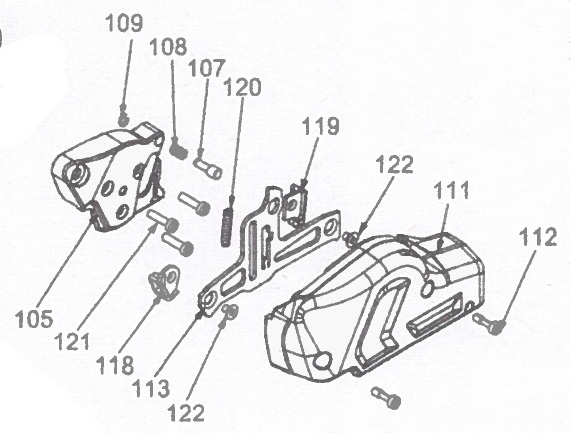 Signode Plastic Strapping Tool Parts BXT4-13, BXT4-16, BXT4-19 Exploded View 8