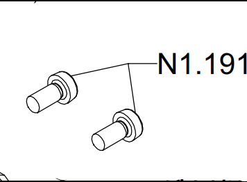 N1.1911  FLAT HEAD SCREW (Per Piece)
