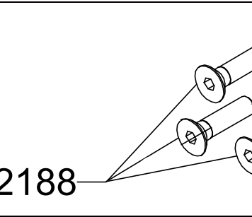 N1.2188 COUNTERSUNK SCREW Per Piece