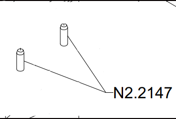 N2.2147 PARALLEL PIN Per Item