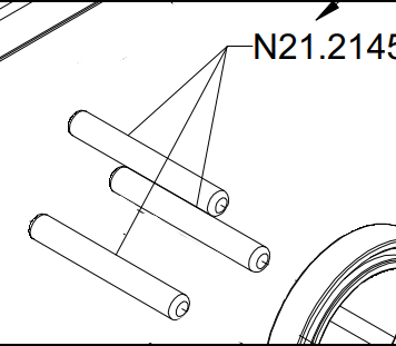 N21.2145  PARALLEL PIN (Per Piece)